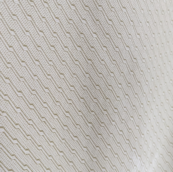 Vintage Mr. Jax 100% silk beige button down shirt - Picture 6 of 6